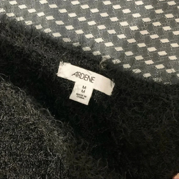 Ardene one shoulder knit black sweater dress Size M - Picture 4 of 6